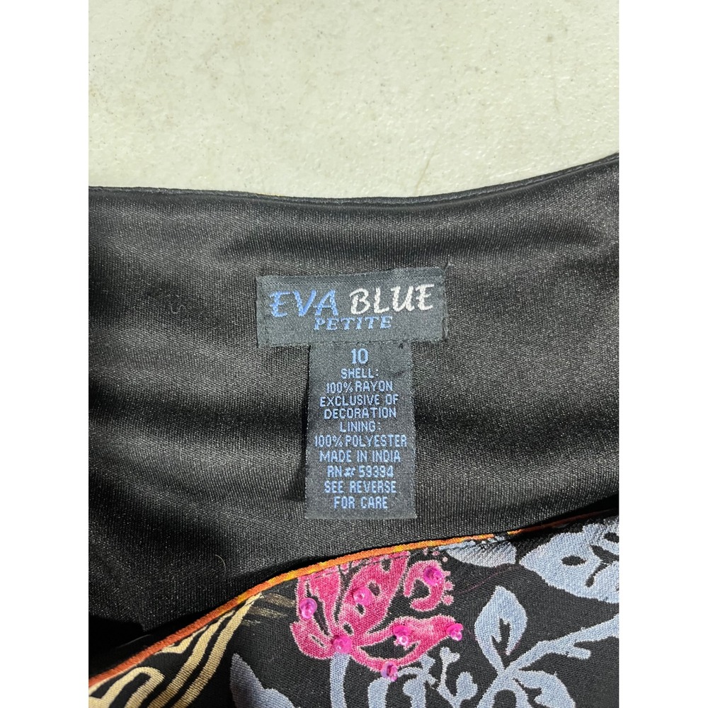 EvaBlue Y2K Vintage Patchwork Sequin Asymmetrical… - image 5